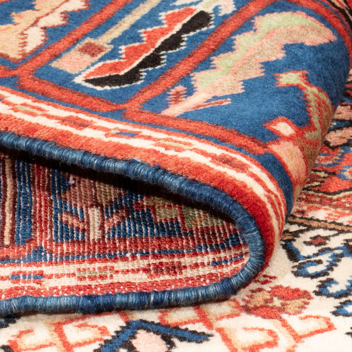 Tapis persan - Nomadic - 201 x 132 cm - rouge