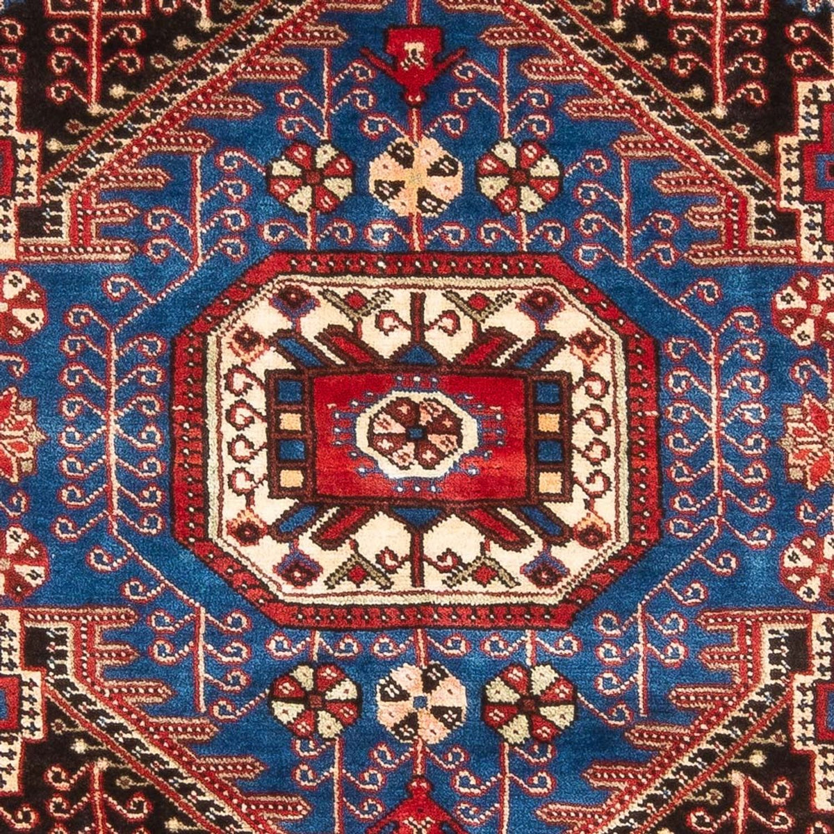 Tapis persan - Nomadic - 198 x 143 cm - bleu