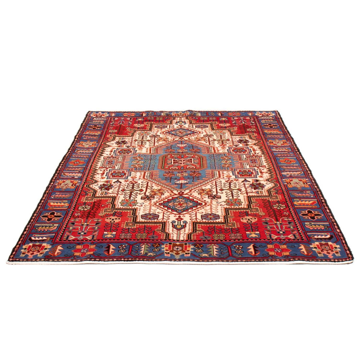 Tapis persan - Nomadic - 199 x 150 cm - bleu