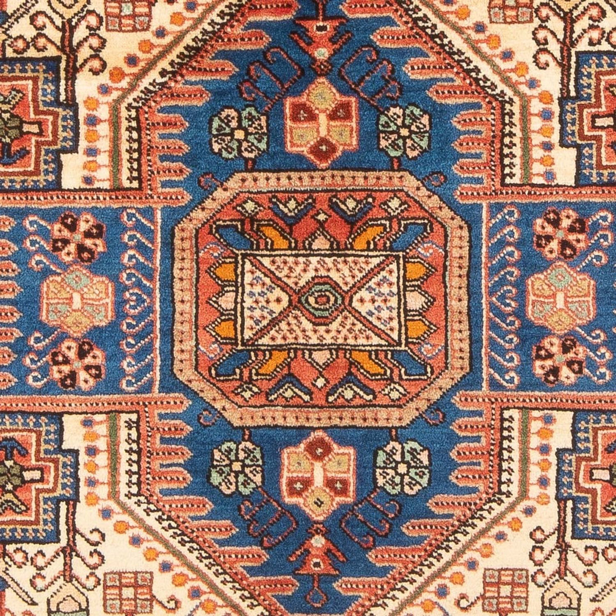 Tapis persan - Nomadic - 205 x 142 cm - bleu