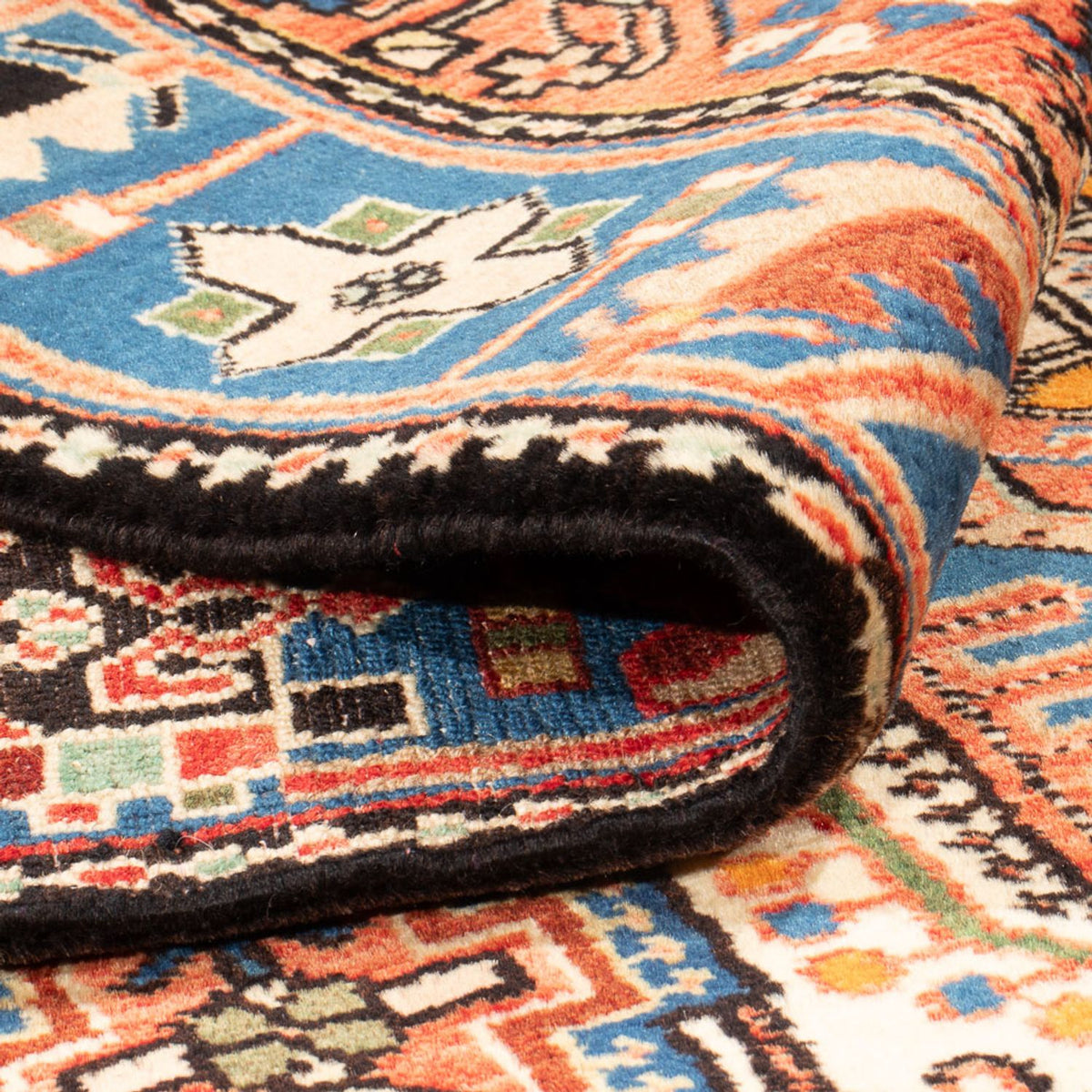 Tapis persan - Nomadic - 205 x 142 cm - bleu