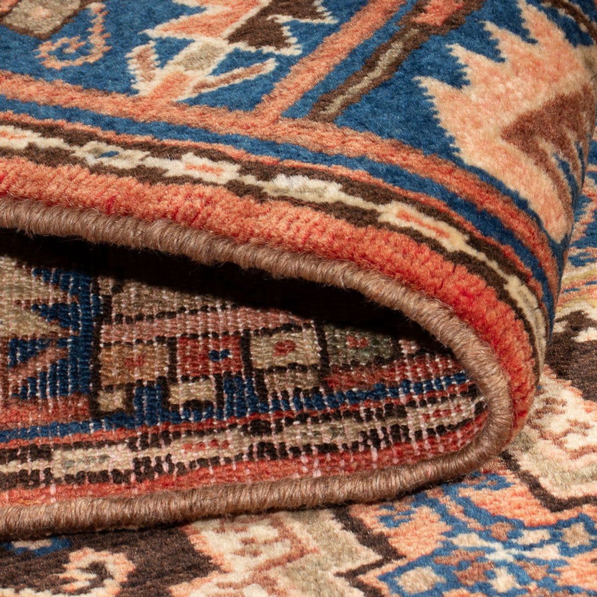 Tapis persan - Nomadic - 195 x 150 cm - bleu