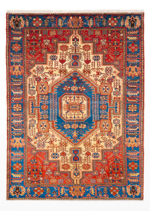 Tapis persan - Nomadic - 210 x 142 cm - bleu