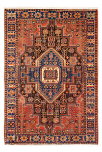 Tapis persan - Nomadic - 202 x 140 cm - bleu foncé