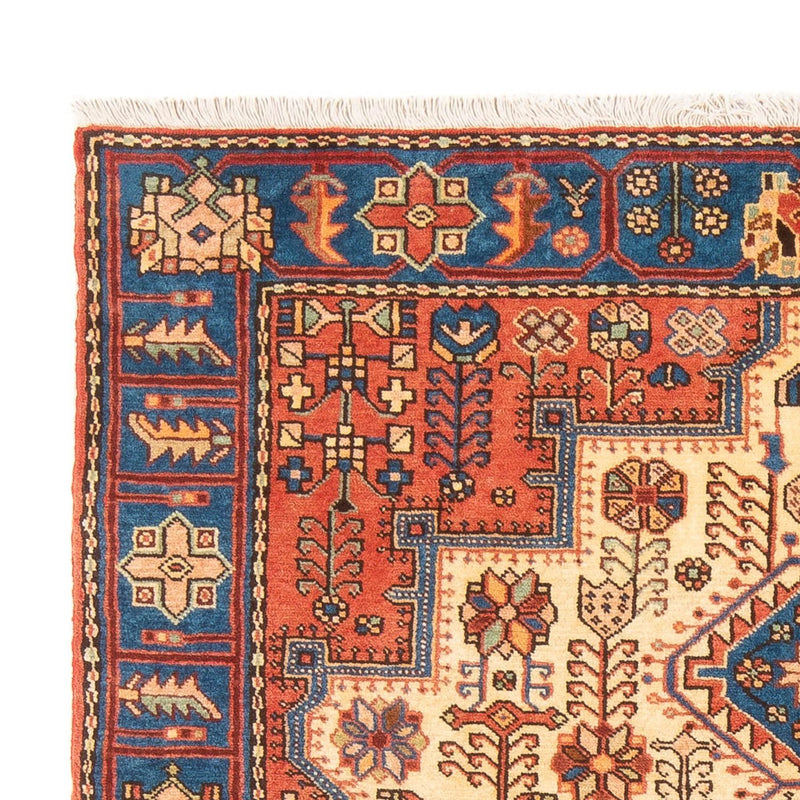 Tapis persan - Nomadic - 195 x 138 cm - bleu