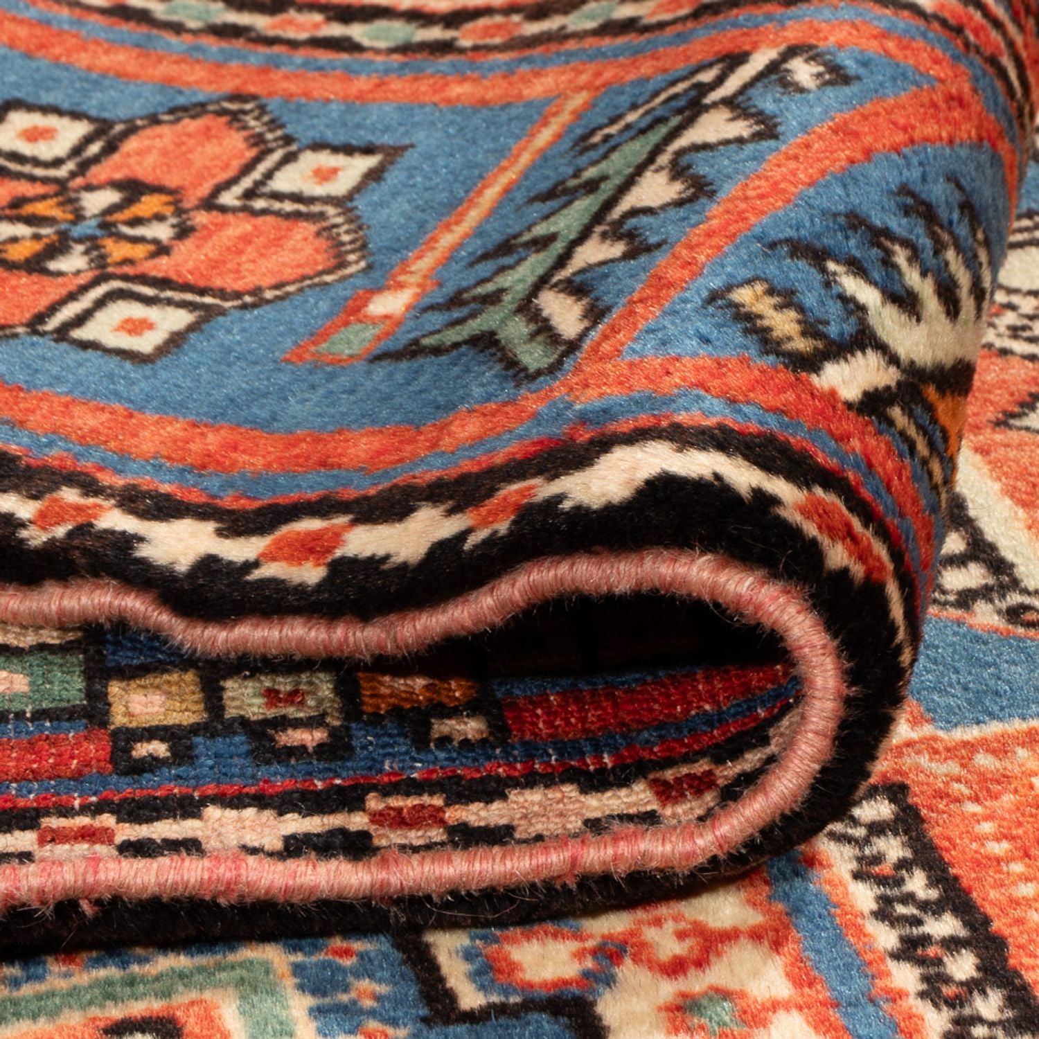 Tapis persan - Nomadic - 200 x 140 cm - bleu