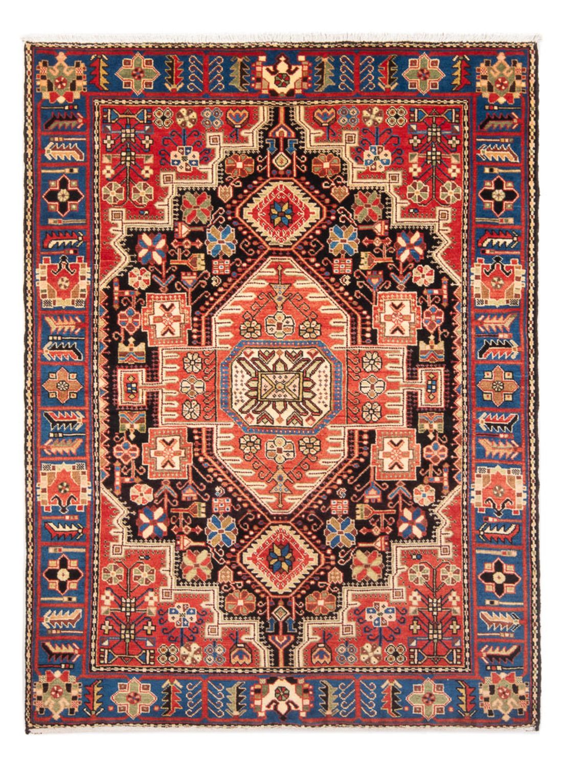 Tapis persan - Nomadic - 194 x 140 cm - beige clair