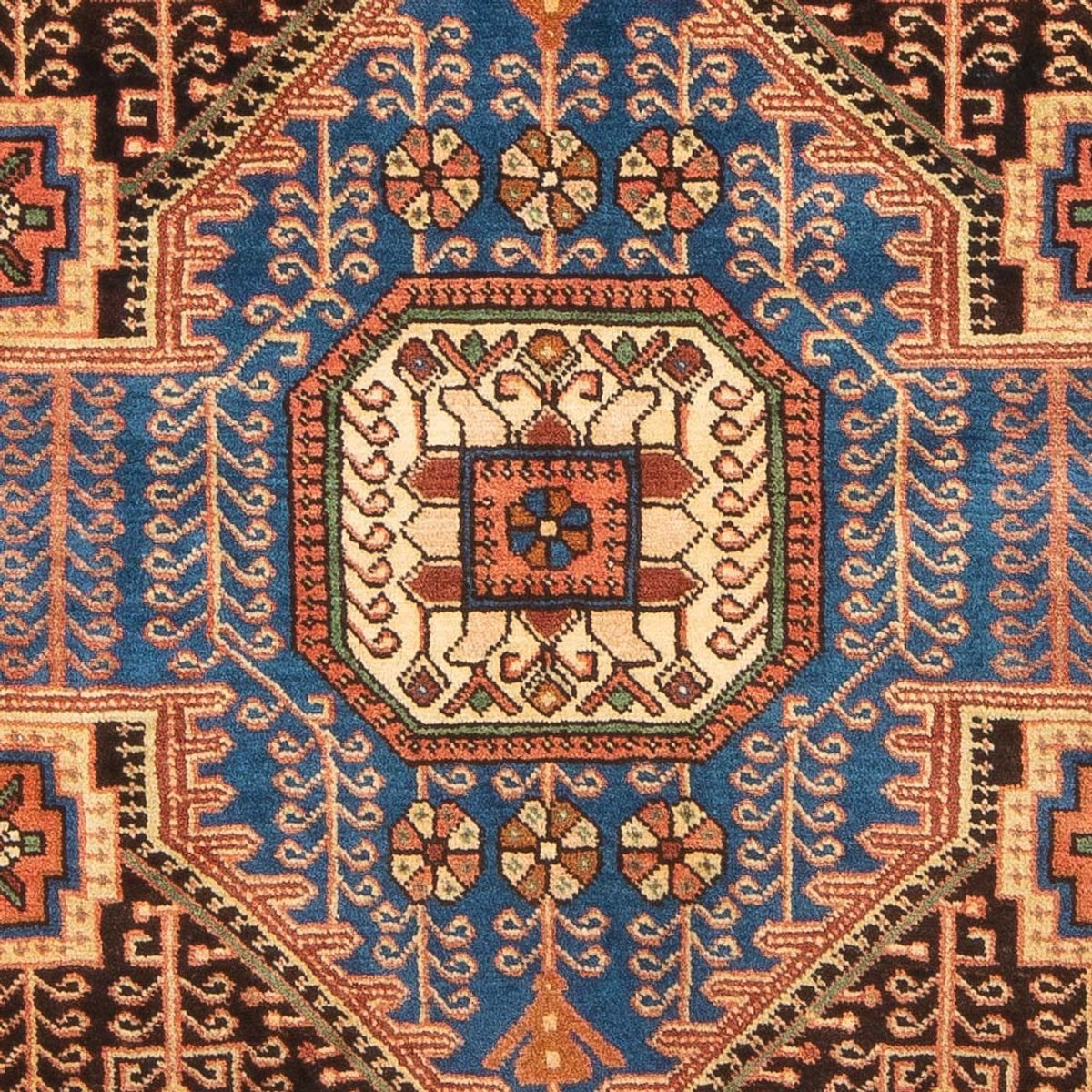 Tapis persan - Nomadic - 200 x 140 cm - bleu