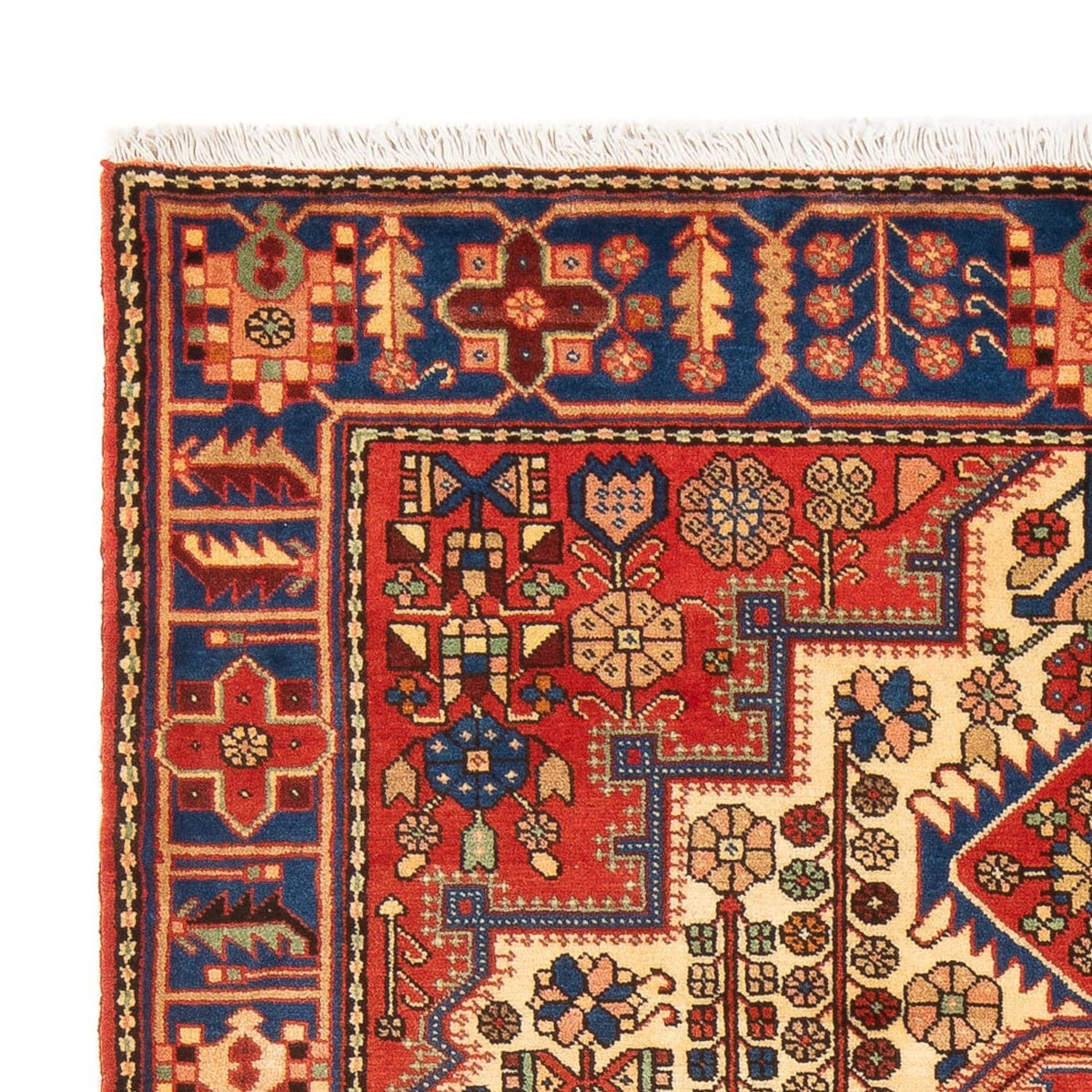 Tapis persan - Nomadic - 202 x 143 cm - rouge