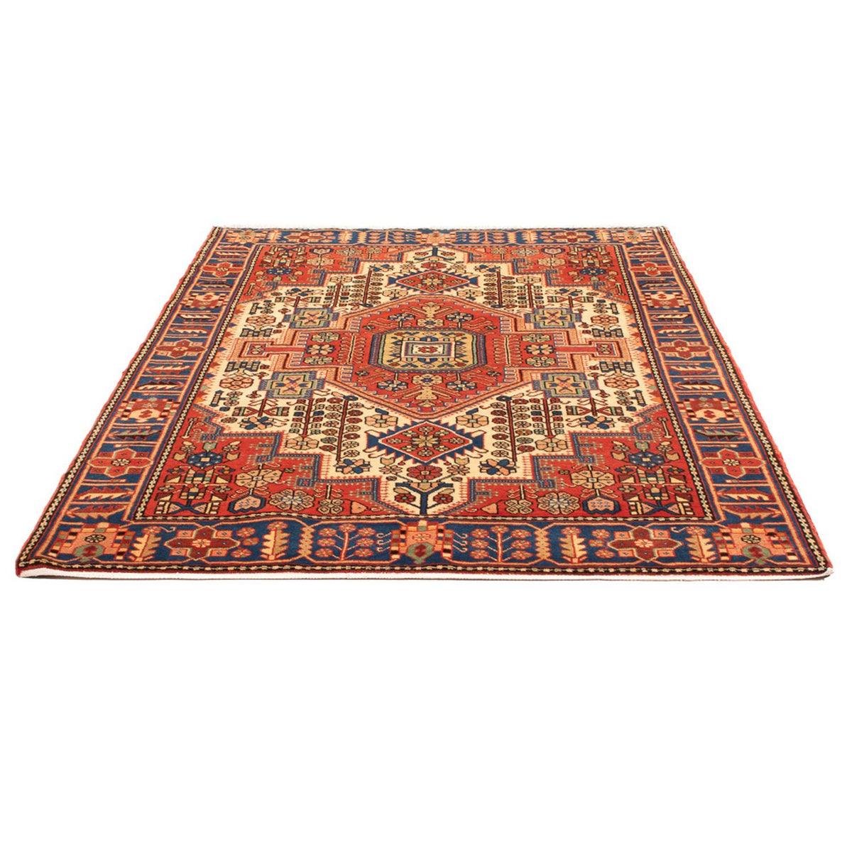 Tapis persan - Nomadic - 202 x 143 cm - rouge
