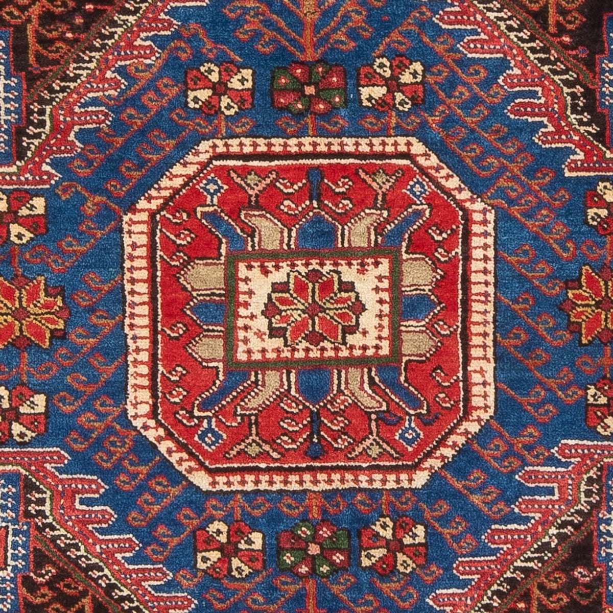 Tapis persan - Nomadic - 213 x 137 cm - bleu