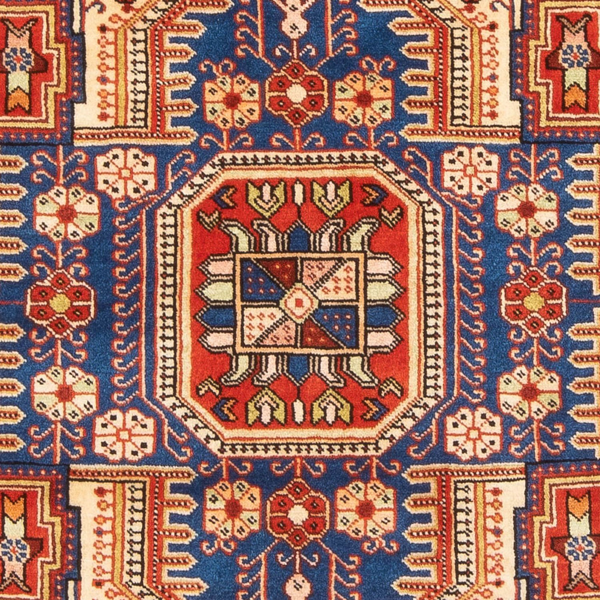 Tapis persan - Nomadic - 197 x 145 cm - bleu