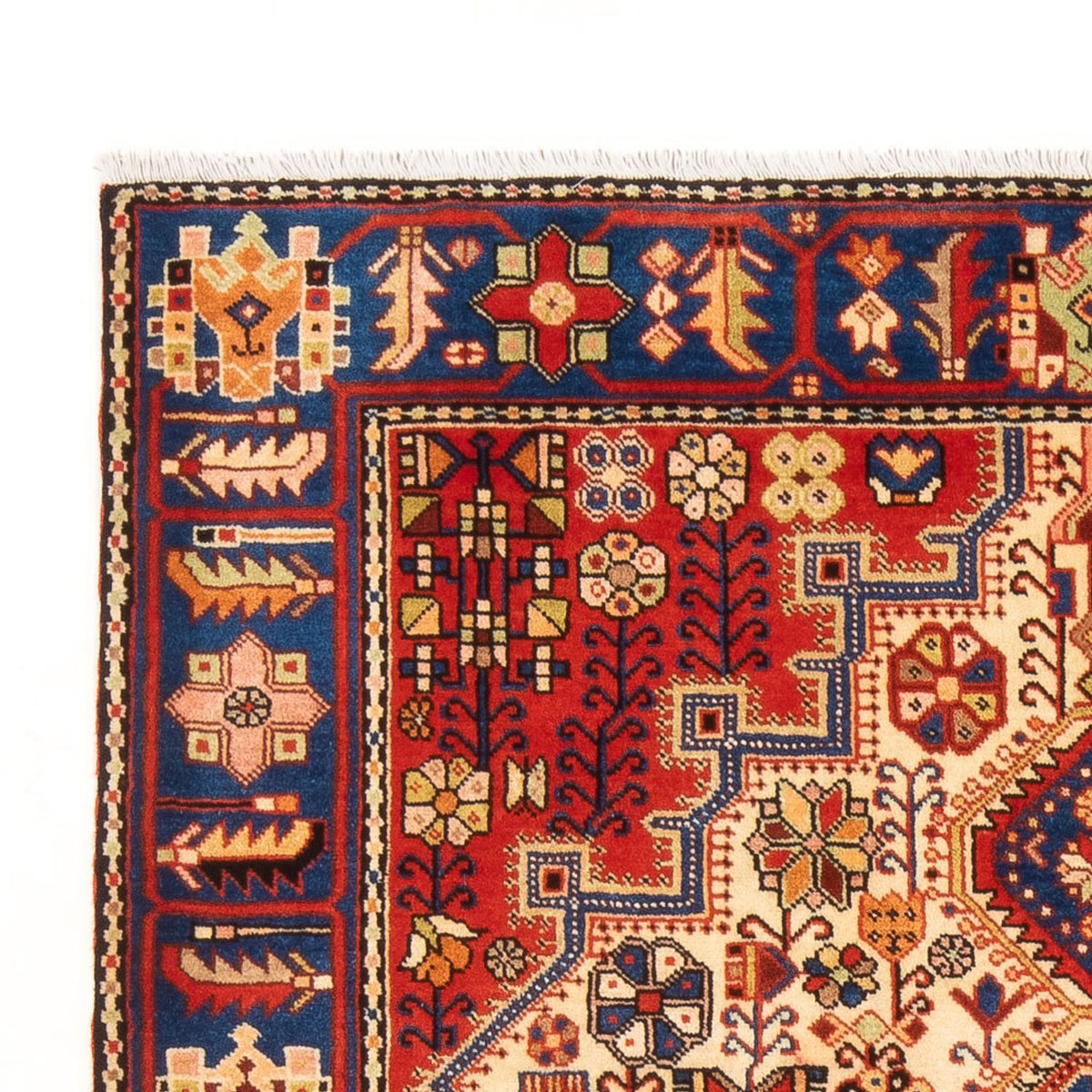 Tapis persan - Nomadic - 197 x 145 cm - bleu