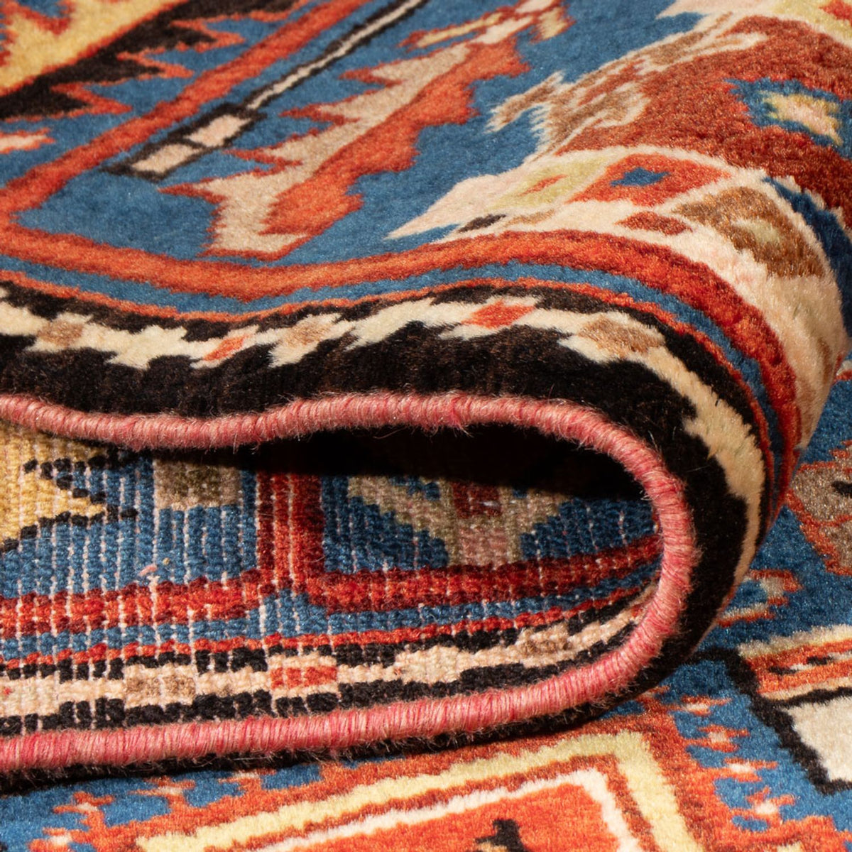 Tapis persan - Nomadic - 200 x 143 cm - bleu