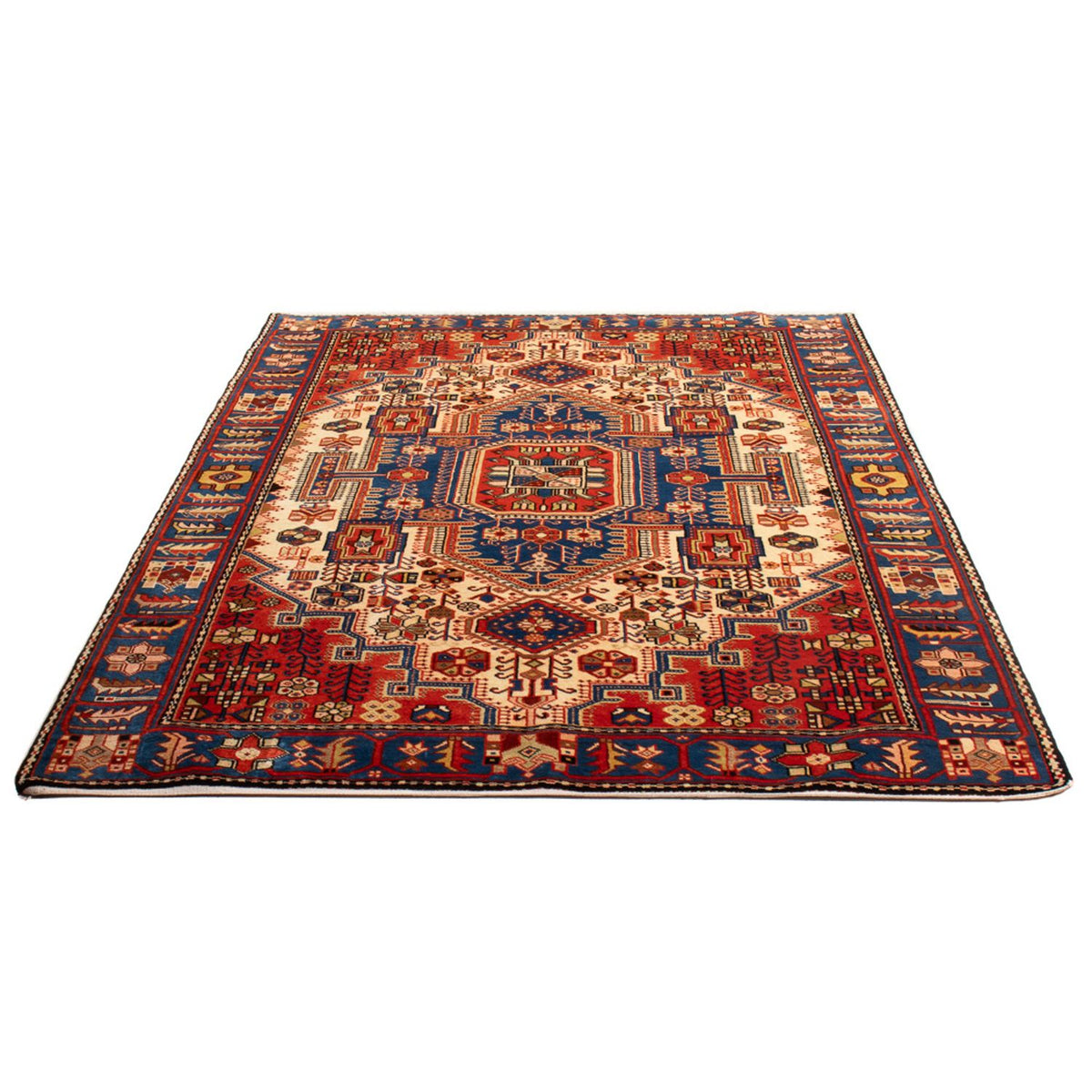 Tapis persan - Nomadic - 200 x 143 cm - bleu