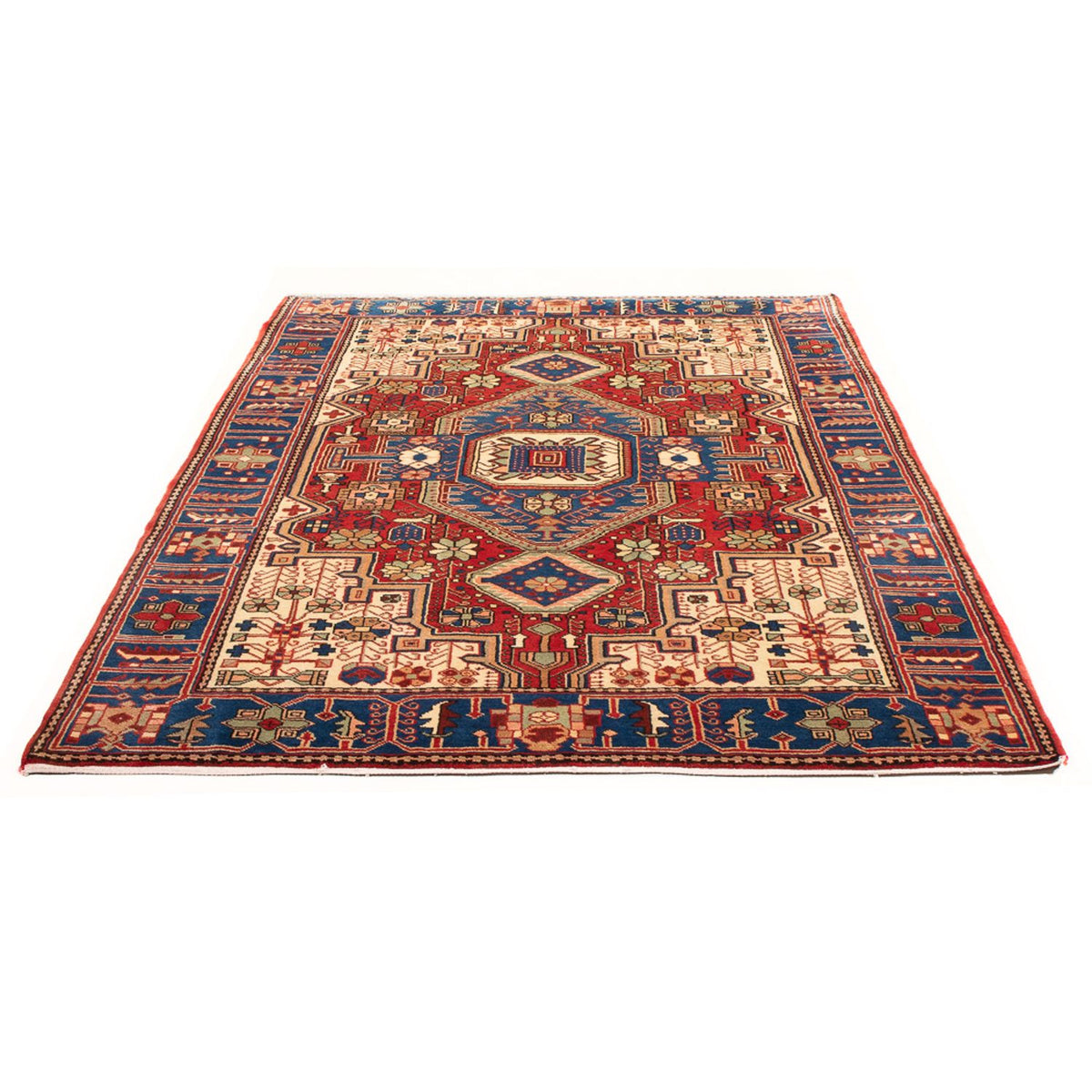 Tapis persan - Nomadic - 200 x 140 cm - bleu