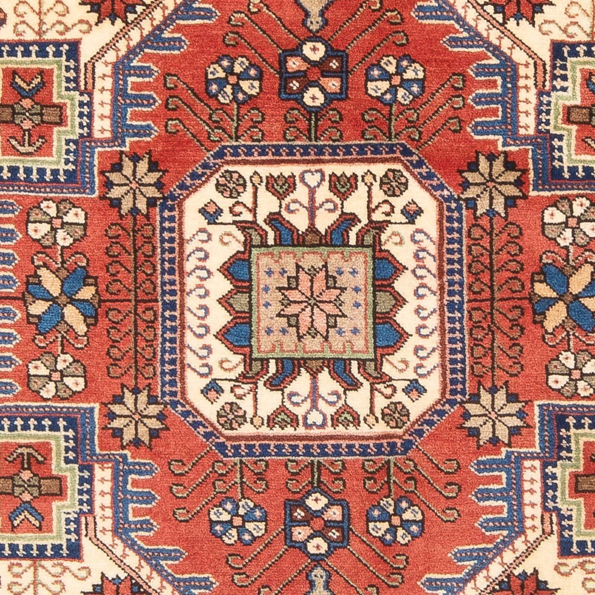 Tapis persan - Nomadic - 203 x 140 cm - rouge