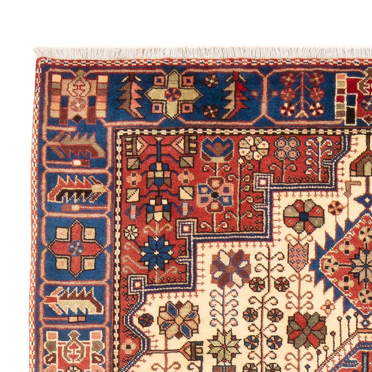 Tapis persan - Nomadic - 203 x 140 cm - rouge