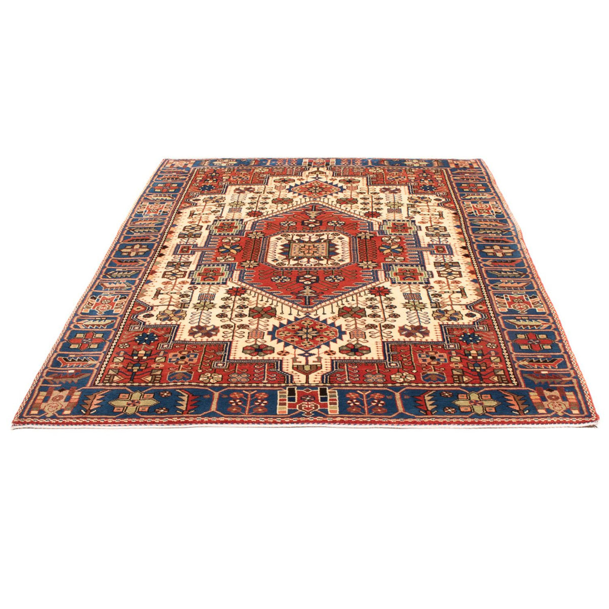 Tapis persan - Nomadic - 203 x 140 cm - rouge