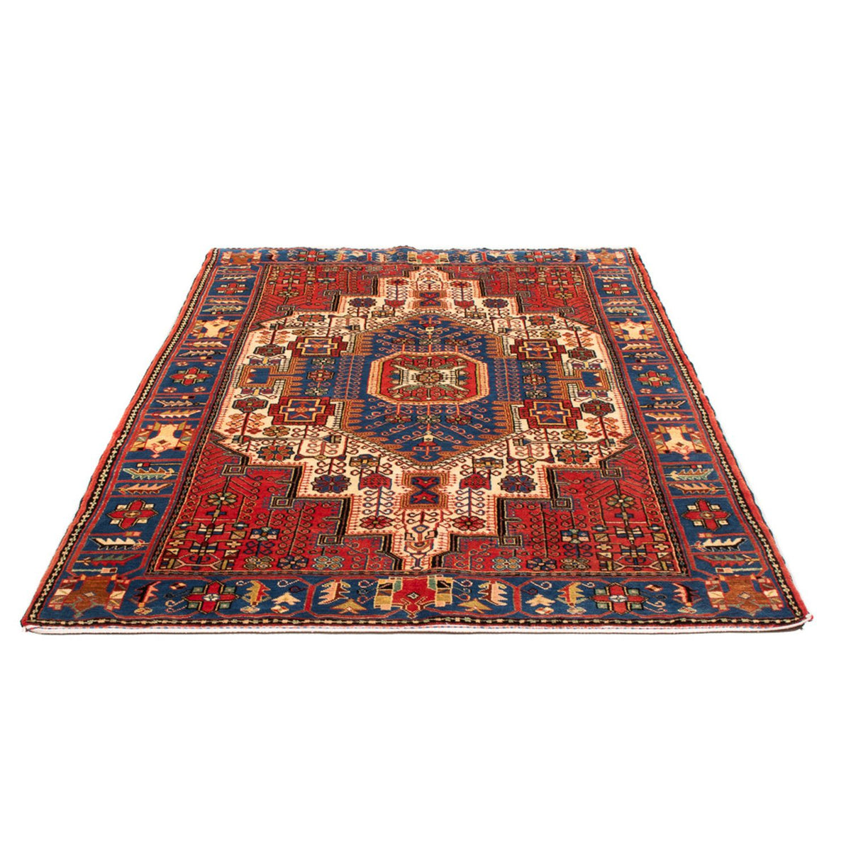 Tapis persan - Nomadic - 205 x 138 cm - bleu