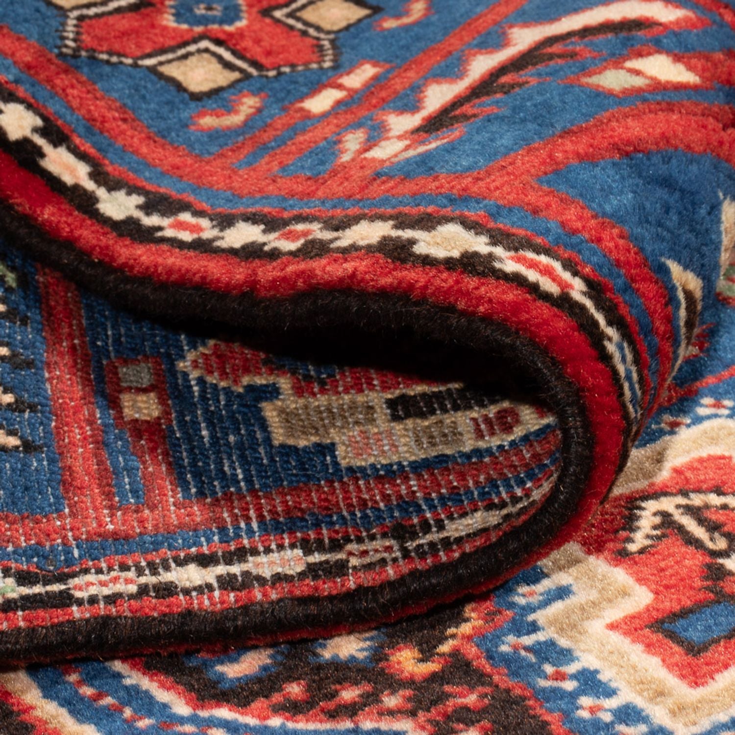 Tapis persan - Nomadic - 195 x 140 cm - bleu