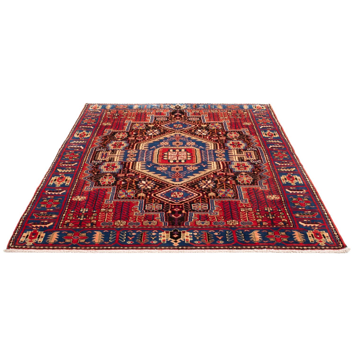 Tapis persan - Nomadic - 195 x 140 cm - bleu