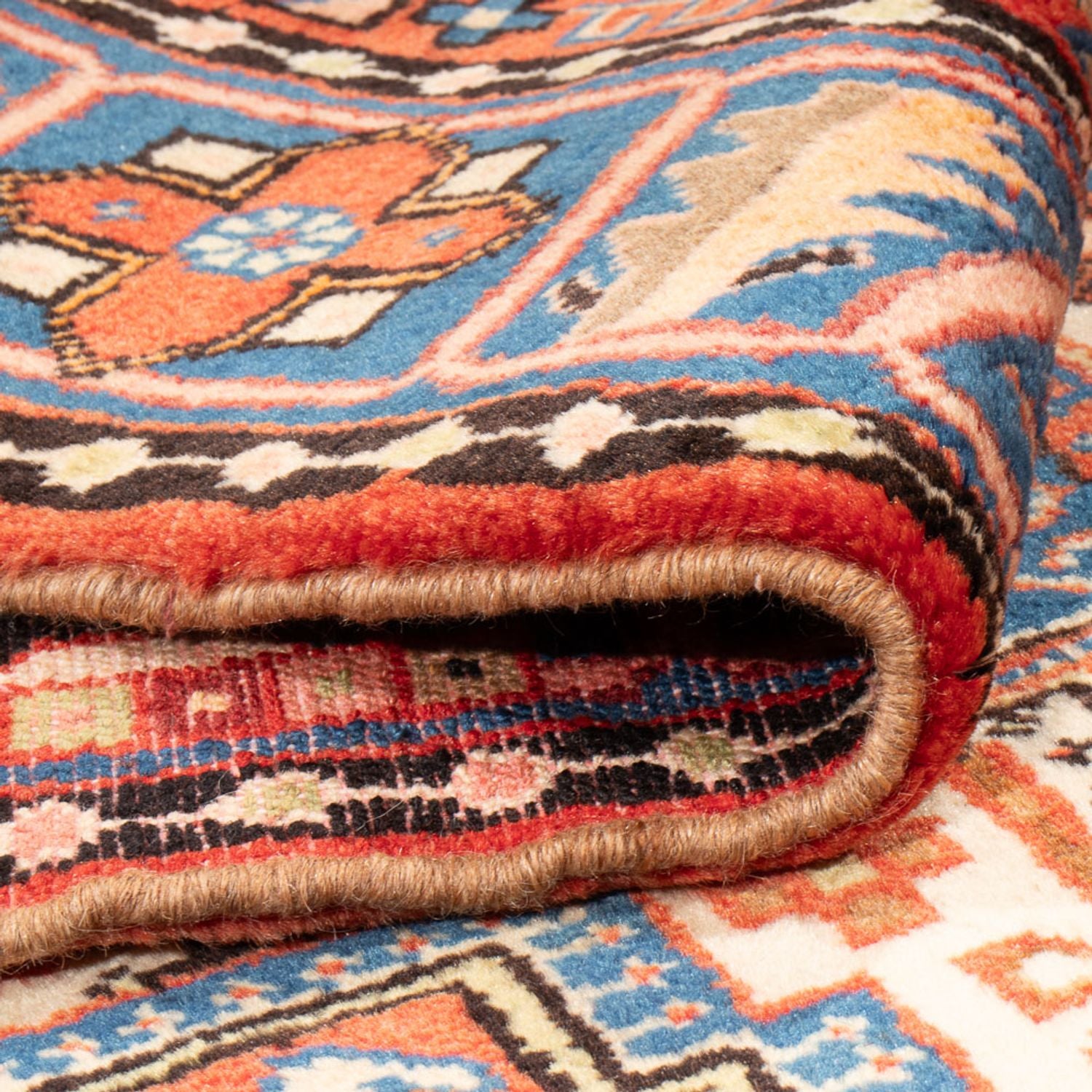 Tapis persan - Nomadic - 213 x 140 cm - bleu