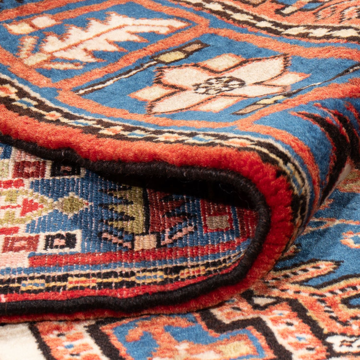 Tapis persan - Nomadic - 200 x 140 cm - bleu