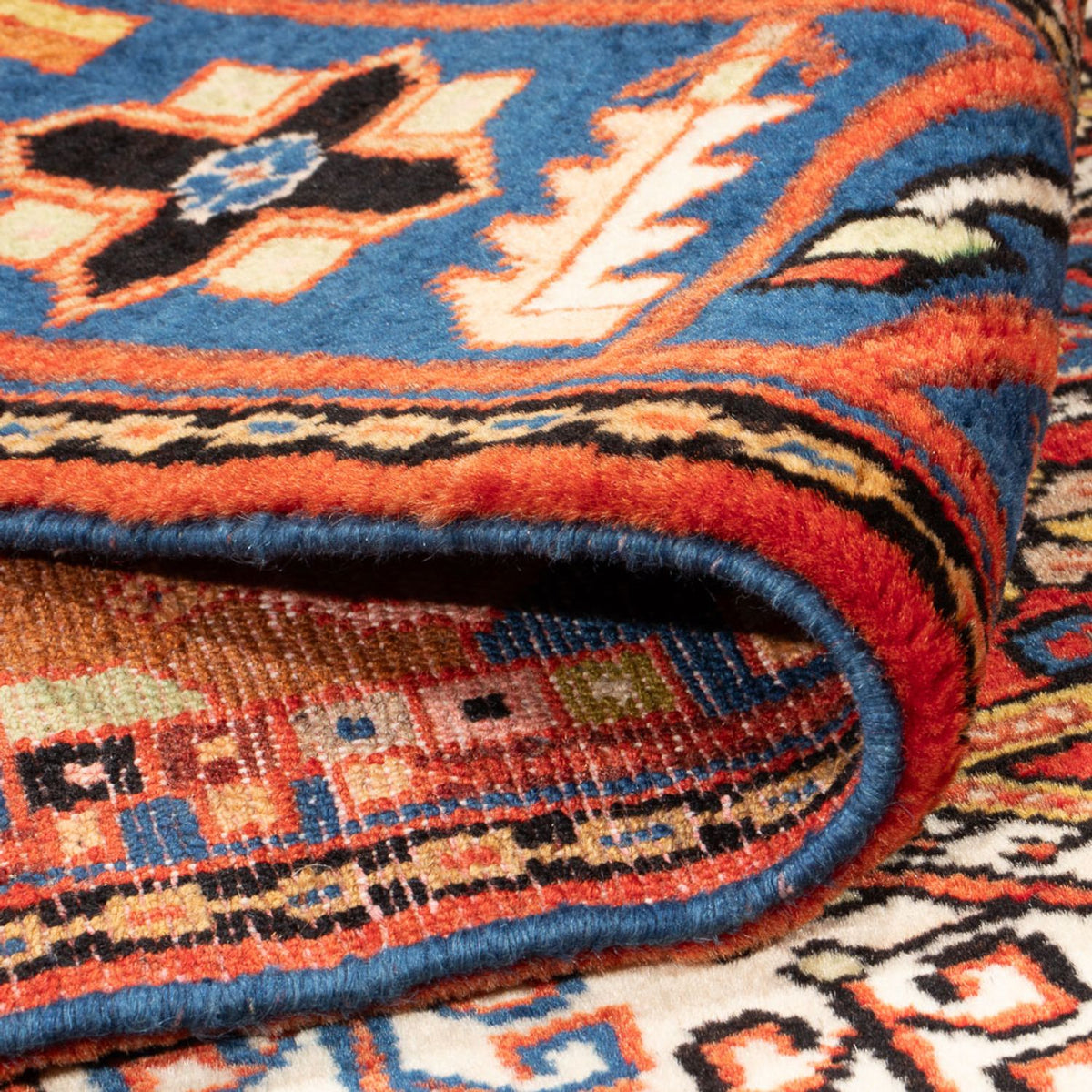 Tapis persan - Nomadic - 200 x 140 cm - rouge