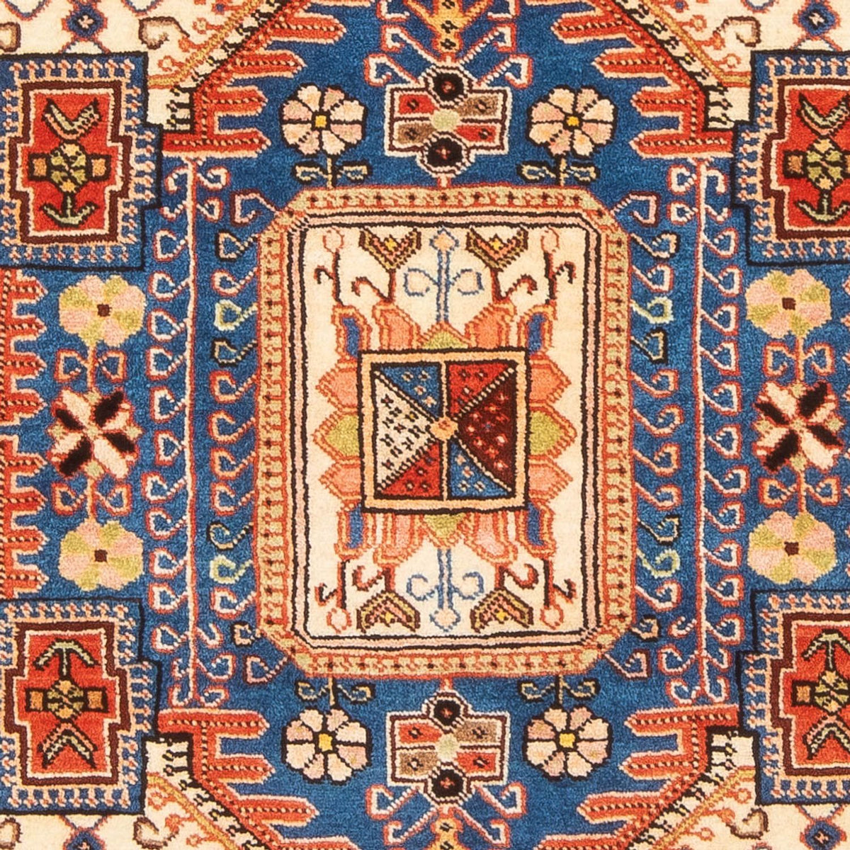Tapis persan - Nomadic - 203 x 142 cm - bleu