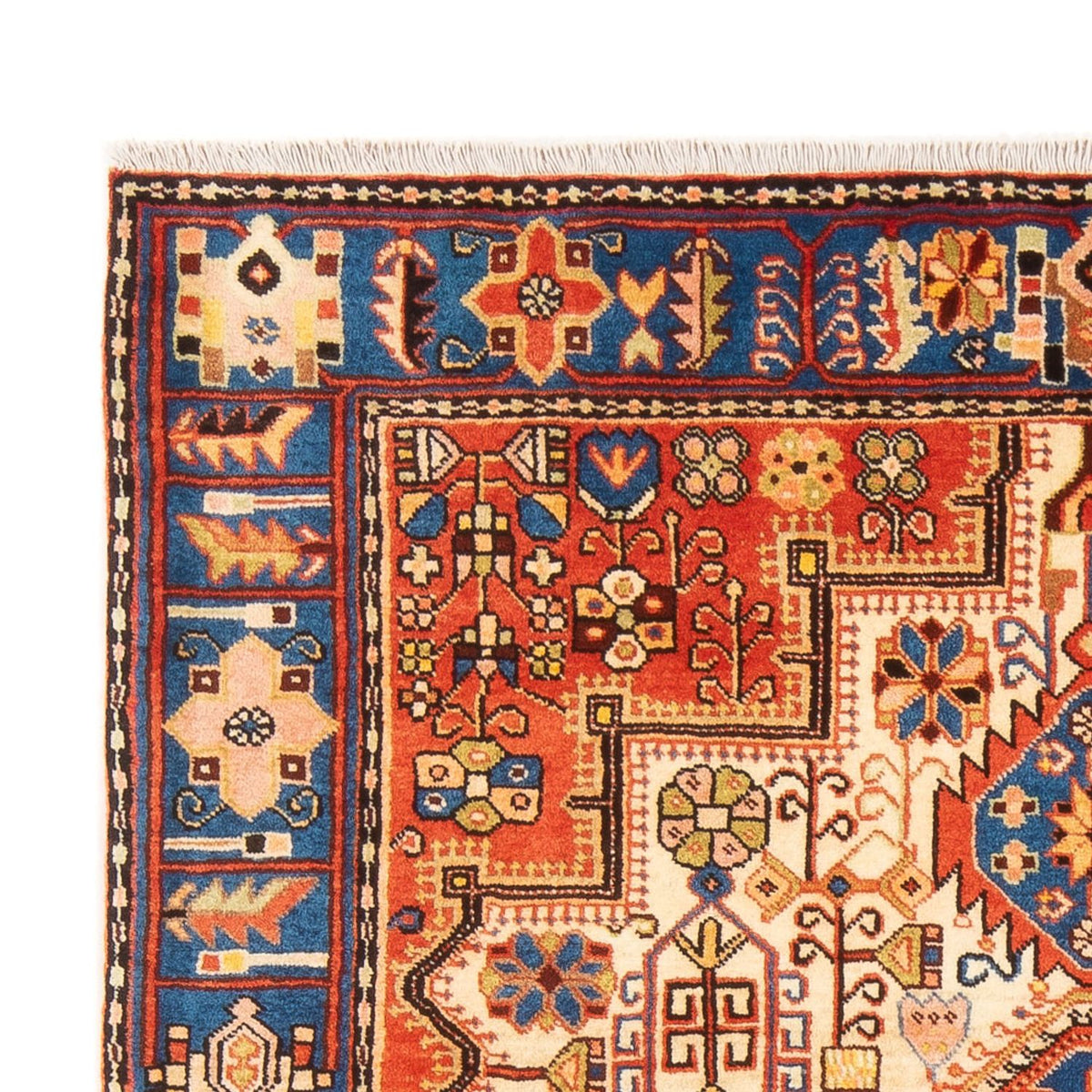 Tapis persan - Nomadic - 203 x 142 cm - bleu