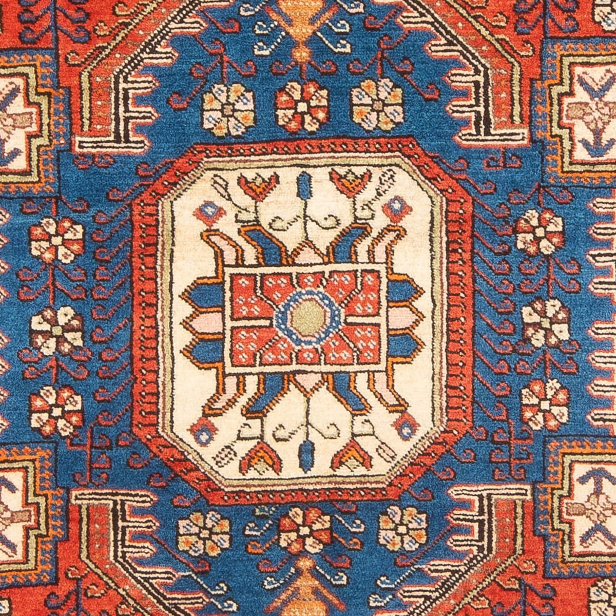 Tapis persan - Nomadic - 202 x 140 cm - bleu
