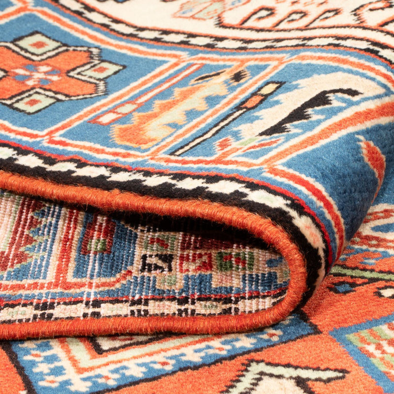 Tapis persan - Nomadic - 203 x 132 cm - bleu