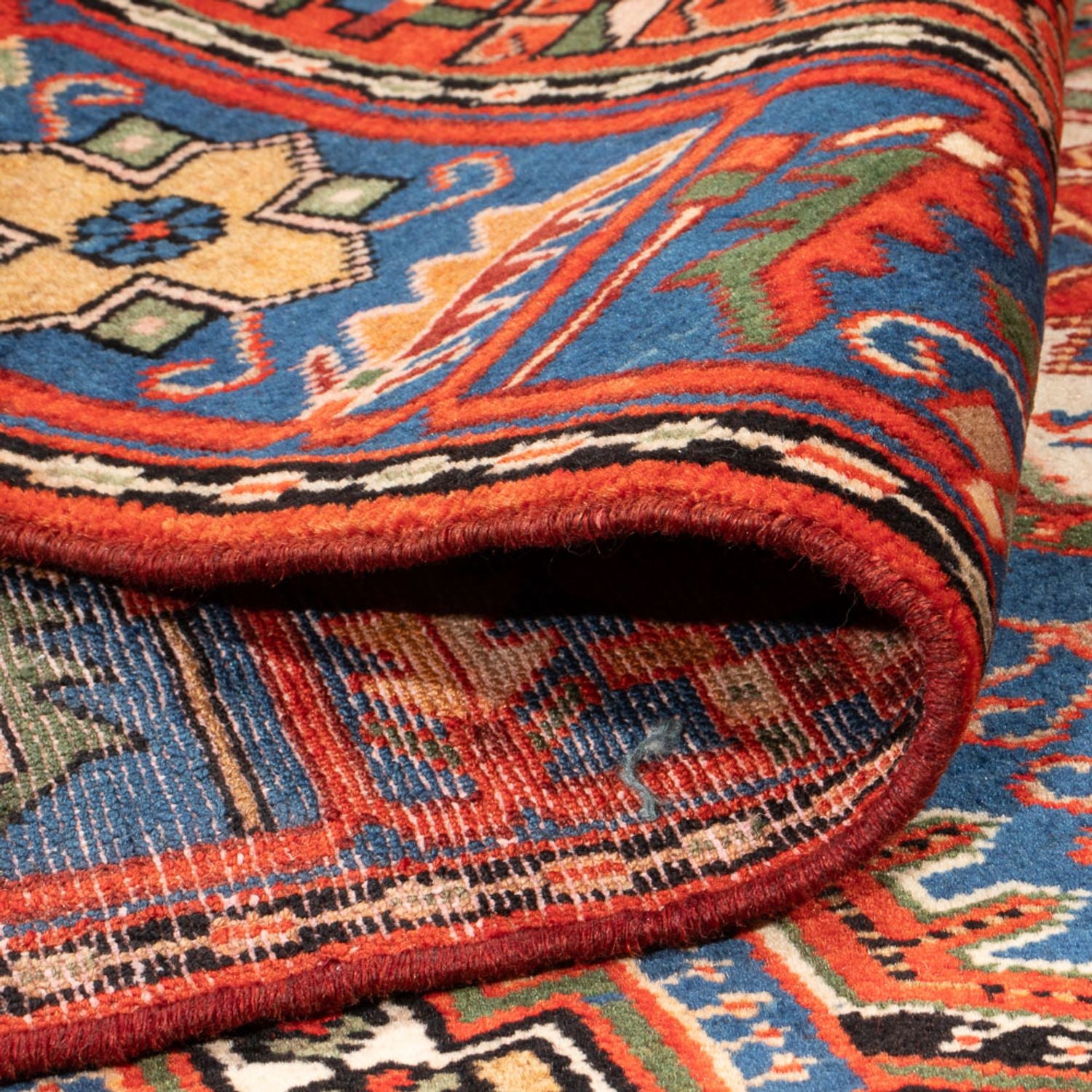 Tapis persan - Nomadic - 200 x 140 cm - bleu