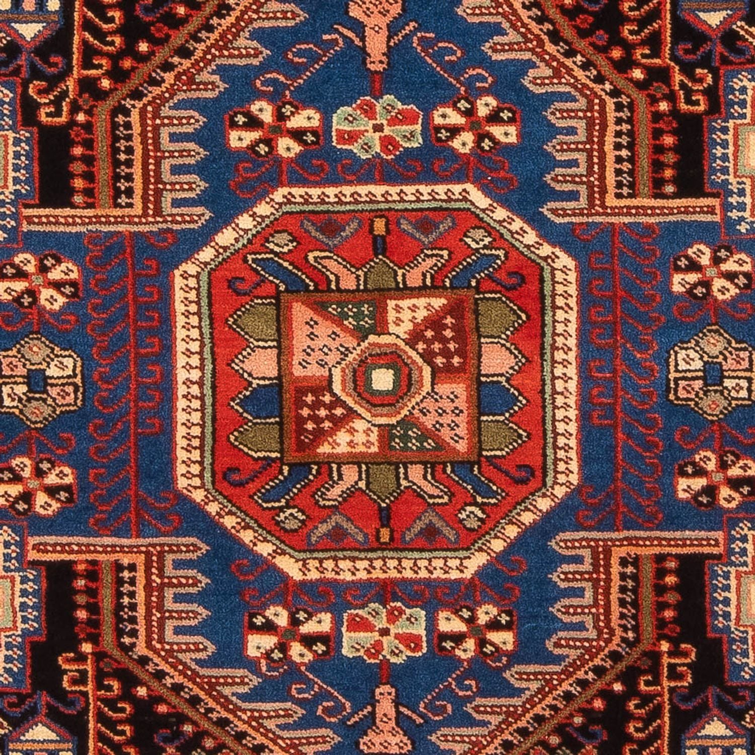Tapis persan - Nomadic - 187 x 136 cm - rouge bordeaux
