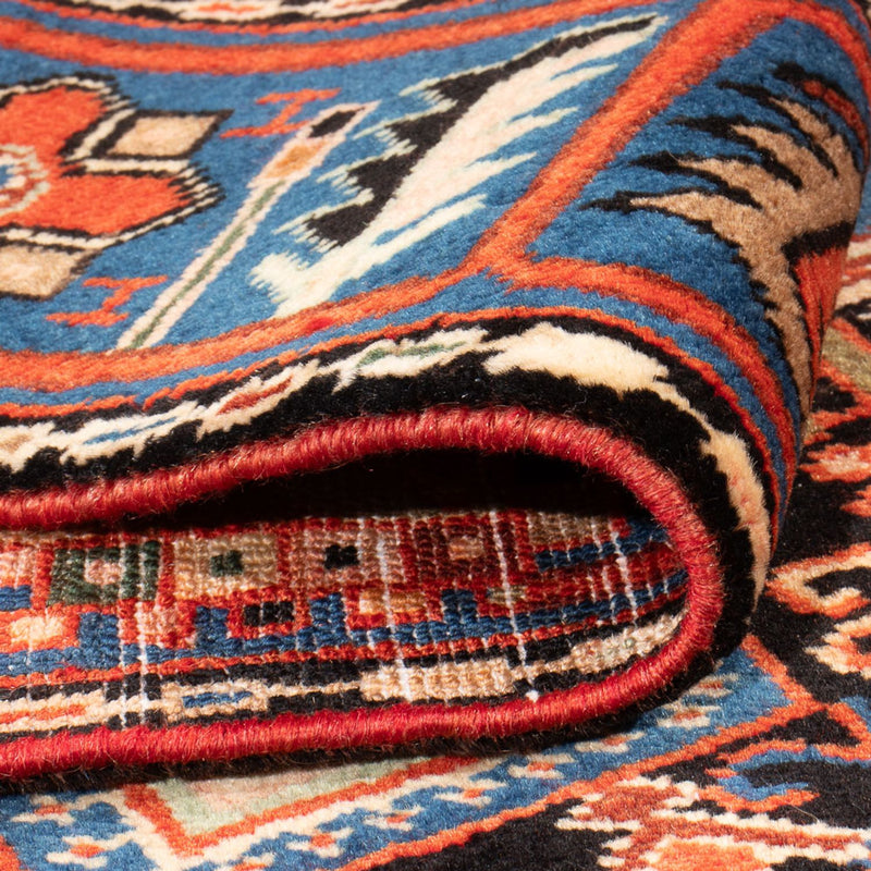 Tapis persan - Nomadic - 187 x 136 cm - rouge bordeaux