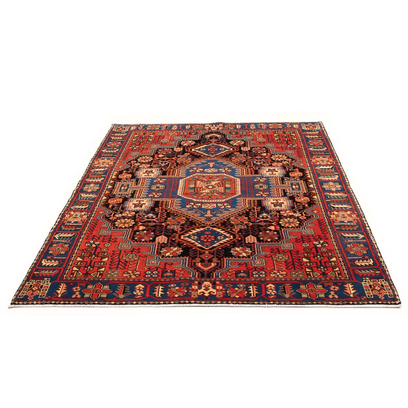 Tapis persan - Nomadic - 187 x 136 cm - rouge bordeaux