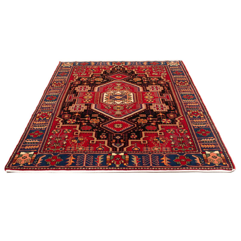 Tapis persan - Nomadic - 200 x 147 cm - rouge bordeaux