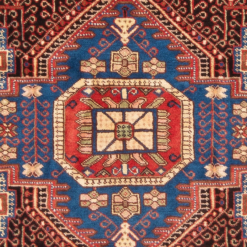 Tapis persan - Nomadic - 206 x 146 cm - rouge bordeaux