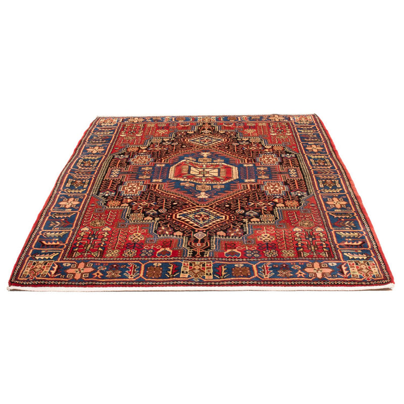 Tapis persan - Nomadic - 206 x 146 cm - rouge bordeaux