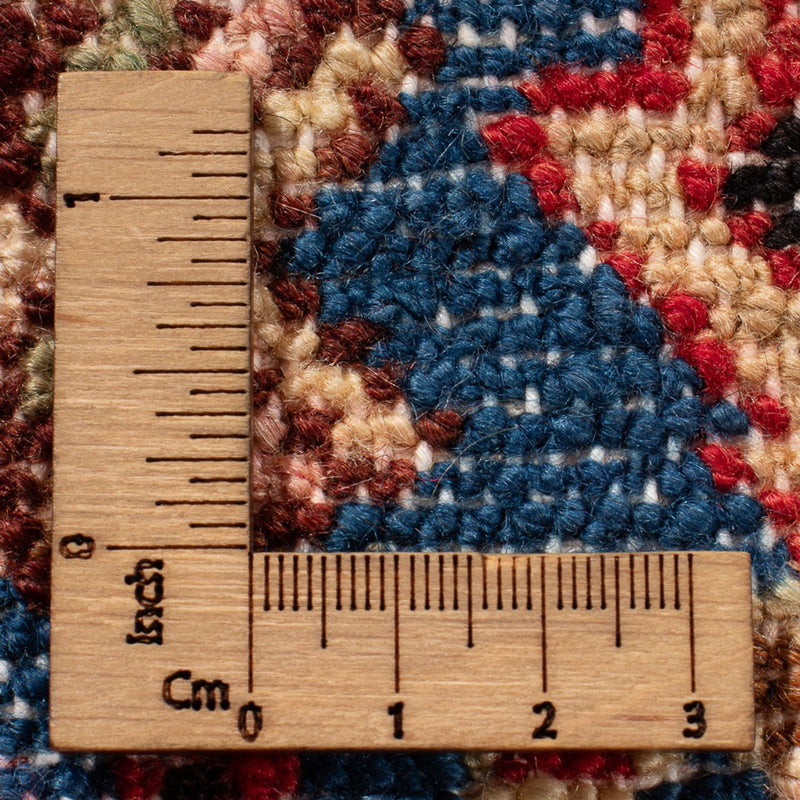 Tapis persan - Nomadic - 206 x 146 cm - rouge bordeaux