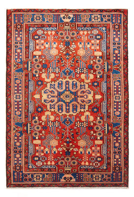 Tapis persan - Nomadic - 201 x 149 cm - rouge