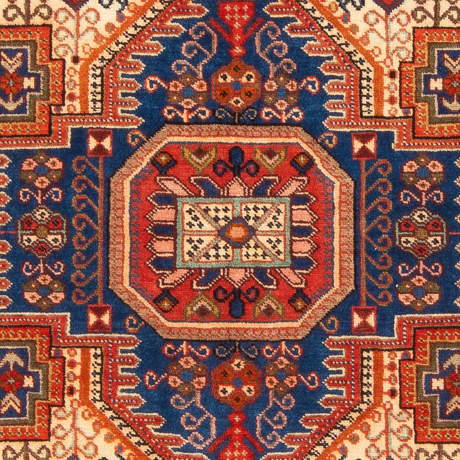Tapis persan - Nomadic - 207 x 147 cm - beige clair