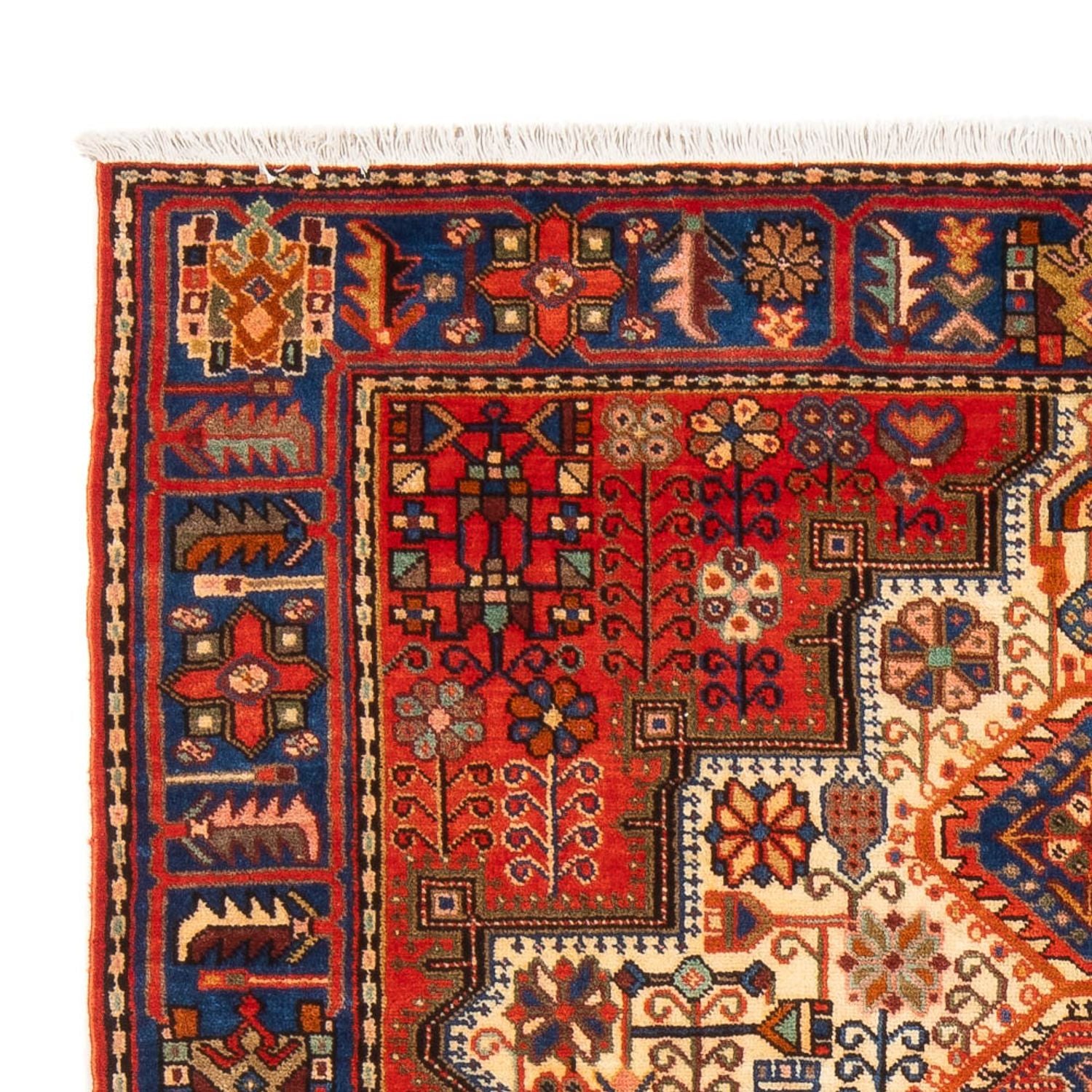 Tapis persan - Nomadic - 207 x 147 cm - beige clair