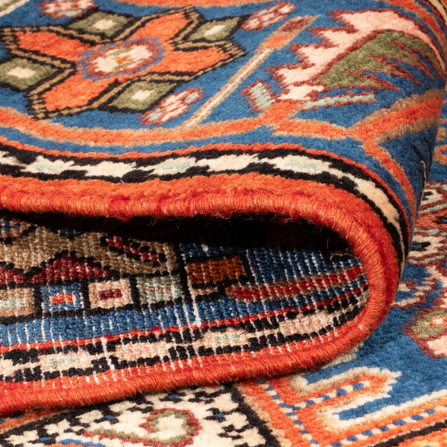 Tapis persan - Nomadic - 207 x 147 cm - beige clair
