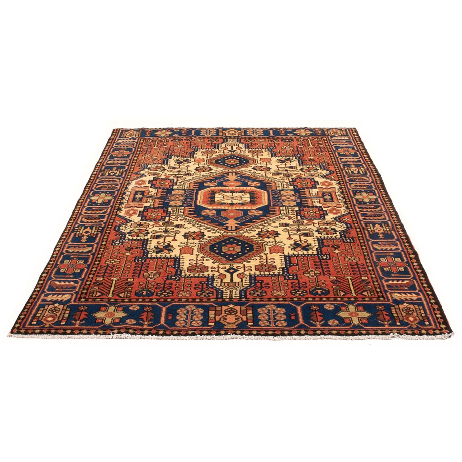 Tapis persan - Nomadic - 200 x 150 cm - beige clair