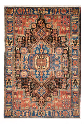 Tapis persan - Nomadic - 188 x 156 cm - bleu foncé