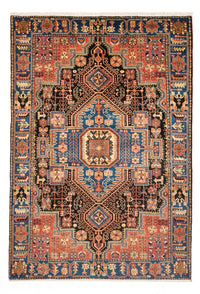 Tapis persan - Nomadic - 188 x 156 cm - bleu foncé