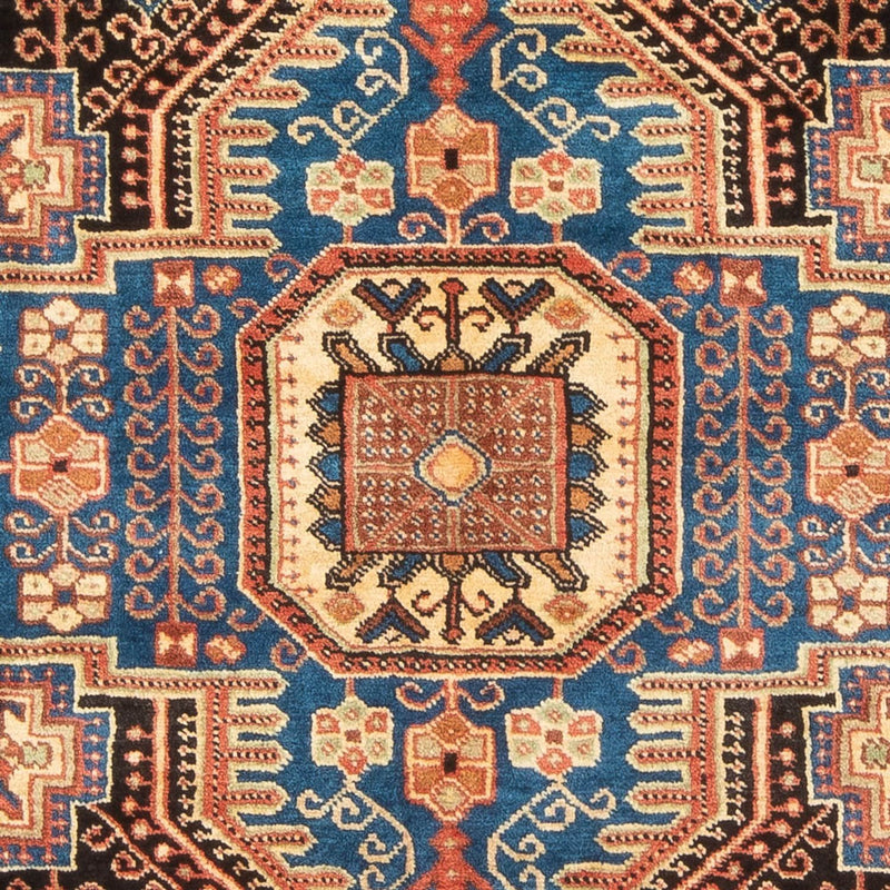 Tapis persan - Nomadic - 188 x 156 cm - bleu foncé