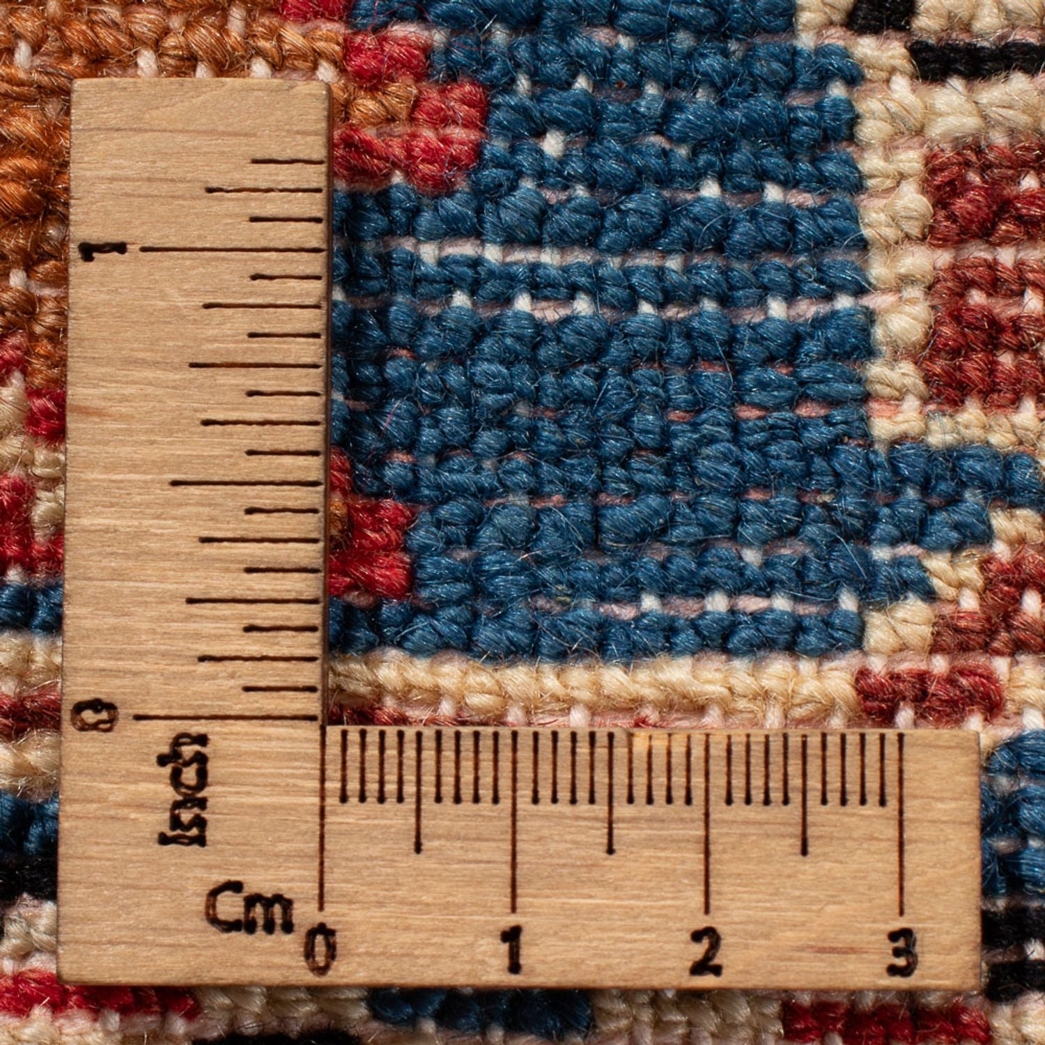 Tapis persan - Nomadic - 188 x 156 cm - bleu foncé